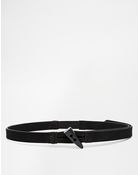 Asos Waist Belt With Toggle Detail - Lyst