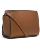 Michael Kors Selma Saffiano Leather Mini Messenger - Lyst