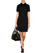 DKNY Silk Top With Sequined Collar - Lyst