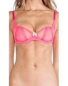 L'agent By Agent Provocateur Dorotia Nan Pad Balcony Bra - Lyst