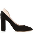 ChloƩ Contrasted Ankle Pumps - Lyst