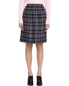 Brooks Brothers Inverted Back Pleat Skirt - Lyst