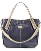 Tod's New G-Line Medium Coated Tote With Leather Handles - Lyst