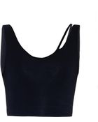 Helmut Lang Macro-Modal Split Bra Top - Lyst