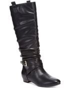 Material Girl Cooper Scrunched Tall Shaft Boots - Lyst