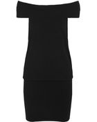 Donna Karan New York Draped Jersey Mini Dress - Lyst