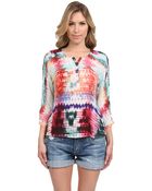 Parker Henley Top - Lyst