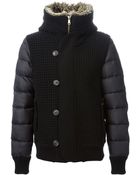 Bark Knitted And Padded Hooded Jacket - Lyst