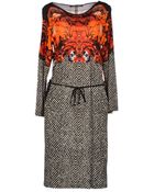 Roberto Cavalli Knee-Length Dress - Lyst