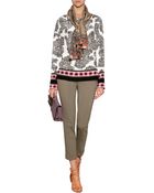 Etro Stretch Wool Capri Pants - Lyst