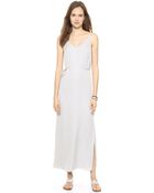 Joie Beverlyn Maxi Dress - Silverfox - Lyst