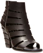 Steven By Steve Madden Casted Leather Sandal Booties - Lyst