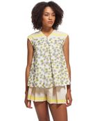 Suno Deep Pleat Tank - Lyst