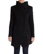 Dawn Levy Adelaide Asymmetrical Bouclã© Coat - Lyst