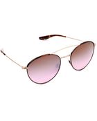 Barton Perreira Gamine Round-Framed Sunglasses - Lyst