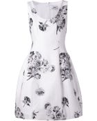 Prabal Gurung Floral Jacquard Print Dress - Lyst