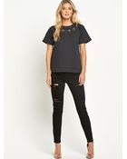 French Connection Scubalicious Top - Lyst