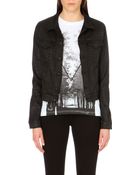 Diesel Stretch Denim Button Up Jacket - Lyst