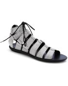 Loeffler Randall Skye Lizard Gladiator - Lyst