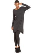 Eileen Fisher Long-Sleeve Oversized High-Low Tunic Dress - Lyst