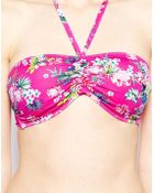 Marie Meili Hanalei Tropical Bandeau Bikini Top - Lyst