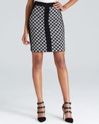 Adrianna Papell Pattern Block Pencil Skirt - Lyst