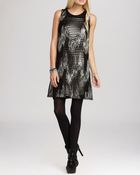 BCBGeneration Dress - Sequin Overlay - Lyst