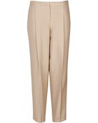 Burberry London Cotton-Silk Pants - Lyst