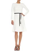 Roland Mouret White Mazaar Crepe Dress - Lyst