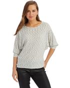 Kensie Oversized Patterned Top - Lyst