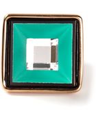 Marc By Marc Jacobs Square Face Ring - Lyst
