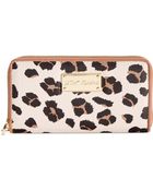 Betsey Johnson Zip Around Wallet - Lyst