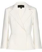 Giambattista Valli Wool-Blend Crepe Blazer - Lyst