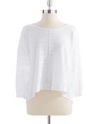French Connection Contrast Knit Sweater - Lyst