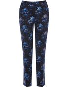 Oasis Primrose Print Trouser - Lyst