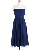 J.Crew Petite Mindy Dress In Silk Chiffon - Lyst