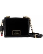 Lulu Guinness Black Patent Leather Small Verity - Lyst