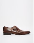 Asos Monk Shoes in Leather - Lyst