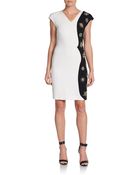 Emilio Pucci Jeweled Stretch Wool Knit Dress - Lyst