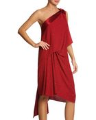BCBGMAXAZRIA Runway One-Shoulder Embellished Dress - Lyst