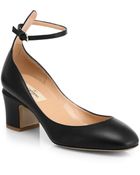 Valentino Tango Leather Pumps - Lyst