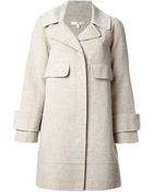 Paule Ka Single Breasted Coat - Lyst