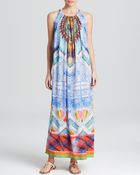Camilla Embellished Silk Maxi Dress - Lyst