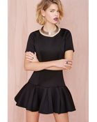 Nasty Gal Ride It Out Scuba Dress - Lyst
