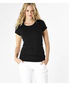Michael Stars Supima Raw Edge Crew Neck Tee - Lyst