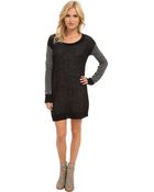 BCBGeneration Ls Round Neck Tunic Sweater Dress - Lyst