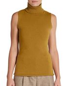 Lafayette 148 New York Cashmere Turtleneck Top - Lyst