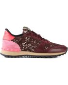 Valentino Rockrunner Sneakers - Lyst