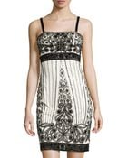 Sue Wong Beaded & Sequined Pattern Cocktail Dress - Lyst