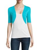 Michael Kors Open-Front Half-Sleeved Bolero - Lyst